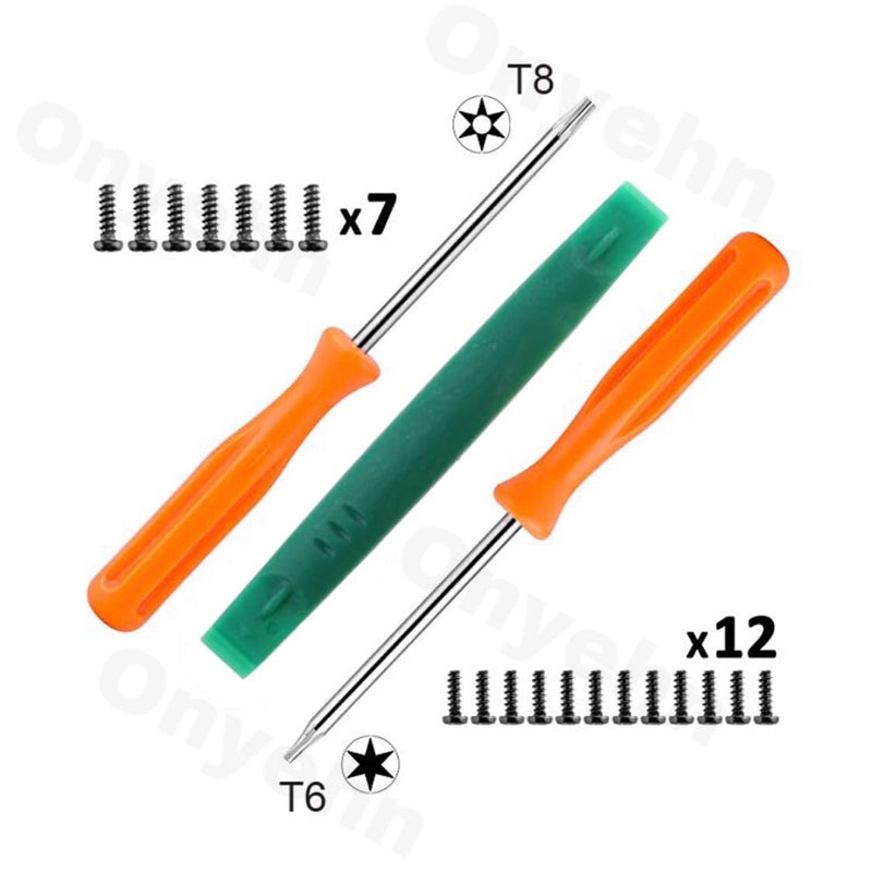 Onyehn 2-pack Replacement Headphone Jack Plug Port 3.5mm Headset Connector Port Socket for XBOX ONE ELITE Controller Model 1698 Replace+ T6 T8 Screwdrivers For XBOX ONE Wireless Controller Repair Part - Image 5
